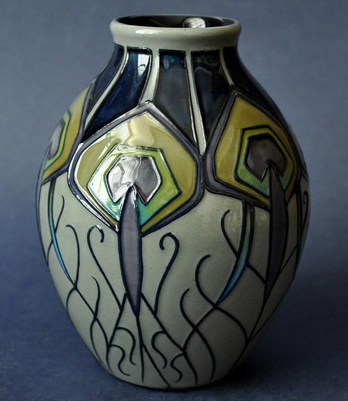 Moorcroft Pottery Peacock Parade 3/5 Nicola Slaney