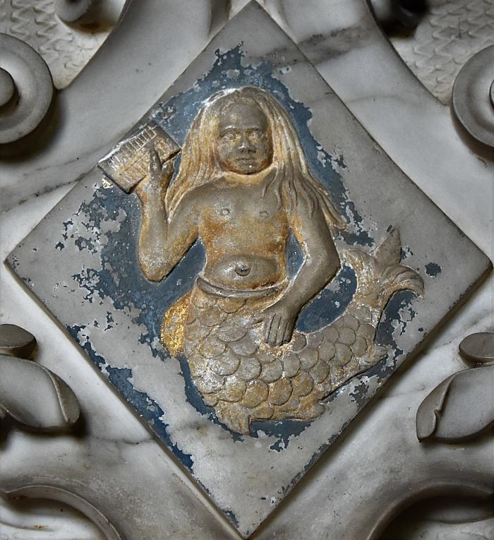 Kineton church Warwickshire Mermaid