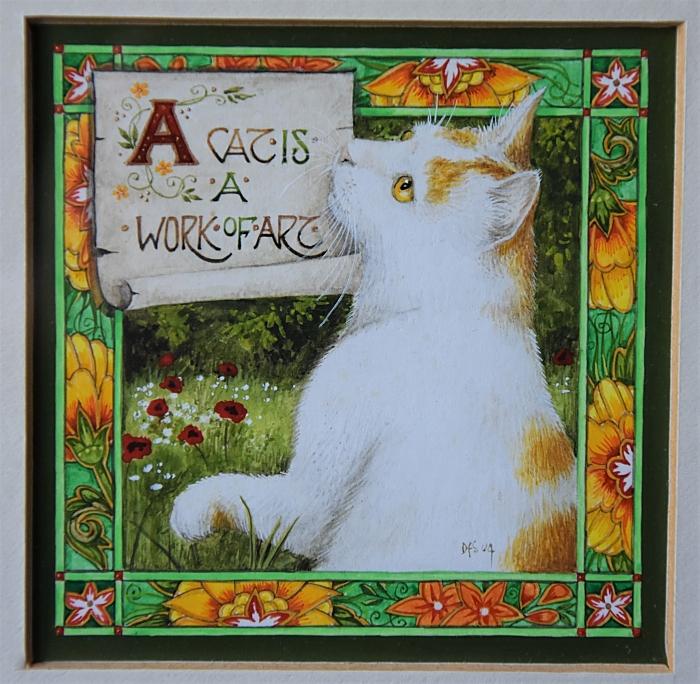 Debby Faulkner-Stevens A Cat is a Work of Art