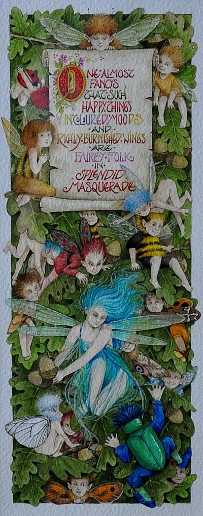 Spendid Masquerade Inpired by John Clare by Debby Faulkner-Stevens