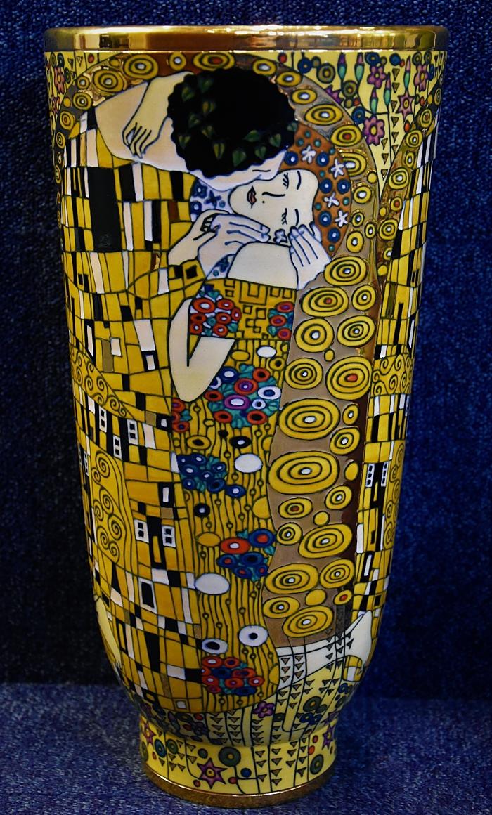 Dennis Chinaworks Klimt The Kiss XL Vase Sally Tuffin Limited Edition of 5