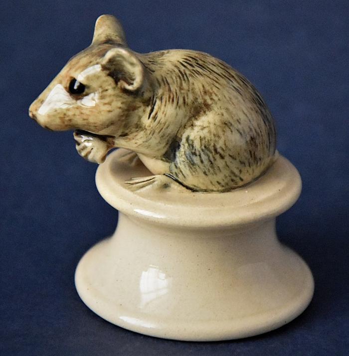 Dennis Chinaworks Mouse Chess Piece White Pawn