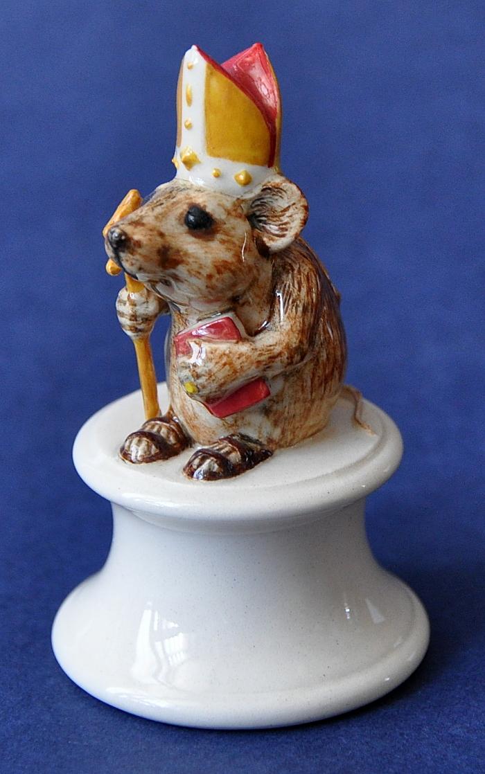 Dennis Chinaworks Mouse Chess White Bishop