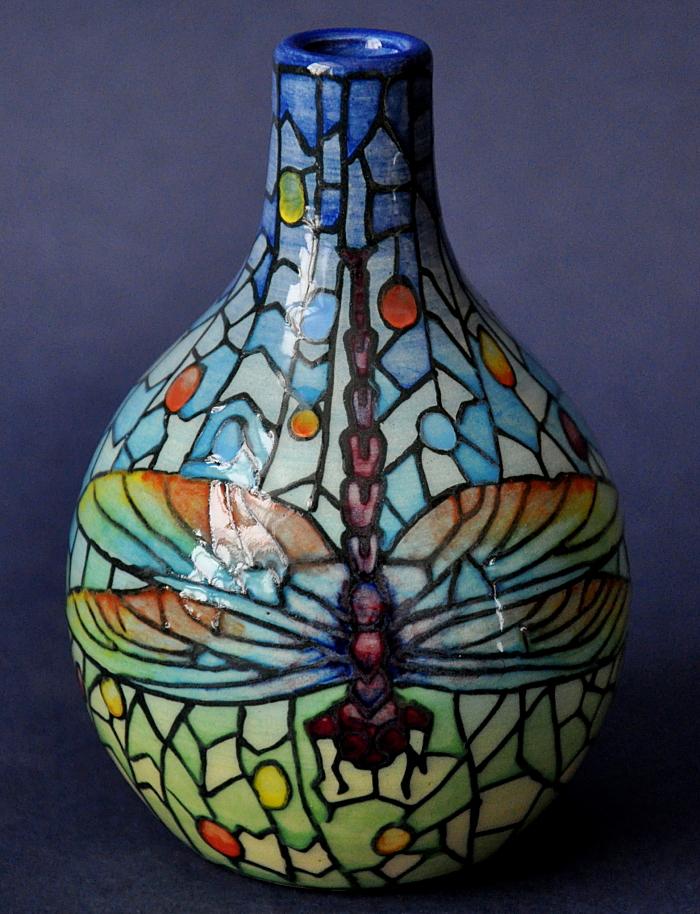 Dennis Chinaworks Tiffany Mini Bottle Vase Sally Tuffin