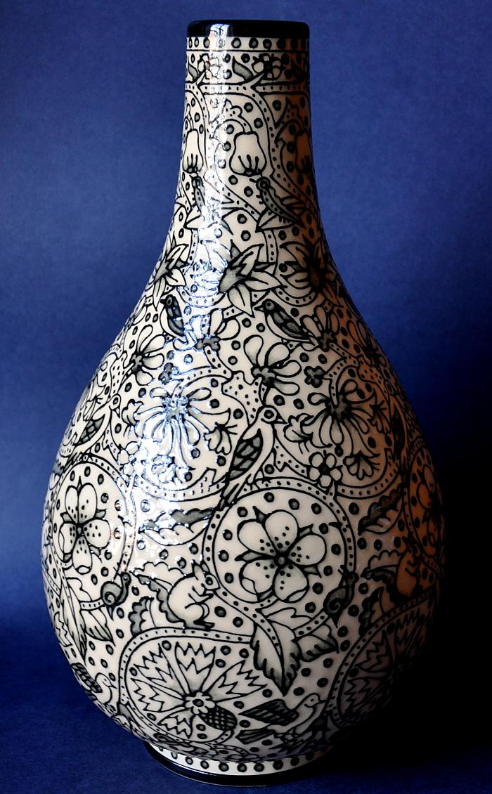Elizabethan Embroidery MF Bottle Limited Edition of 20 By Dennis Chinaworks