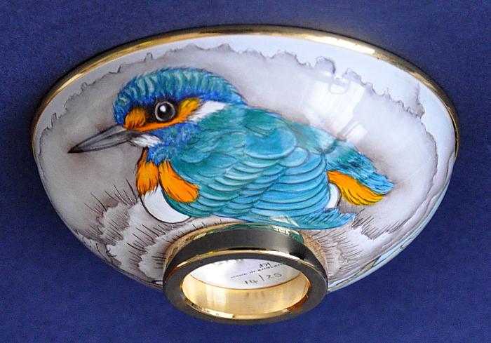 Elliot Hall Enamels Kingfishers AB1-KF