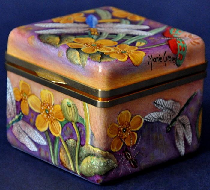 Elliot Hall Enamels Dragonflies AS1 DF Box
