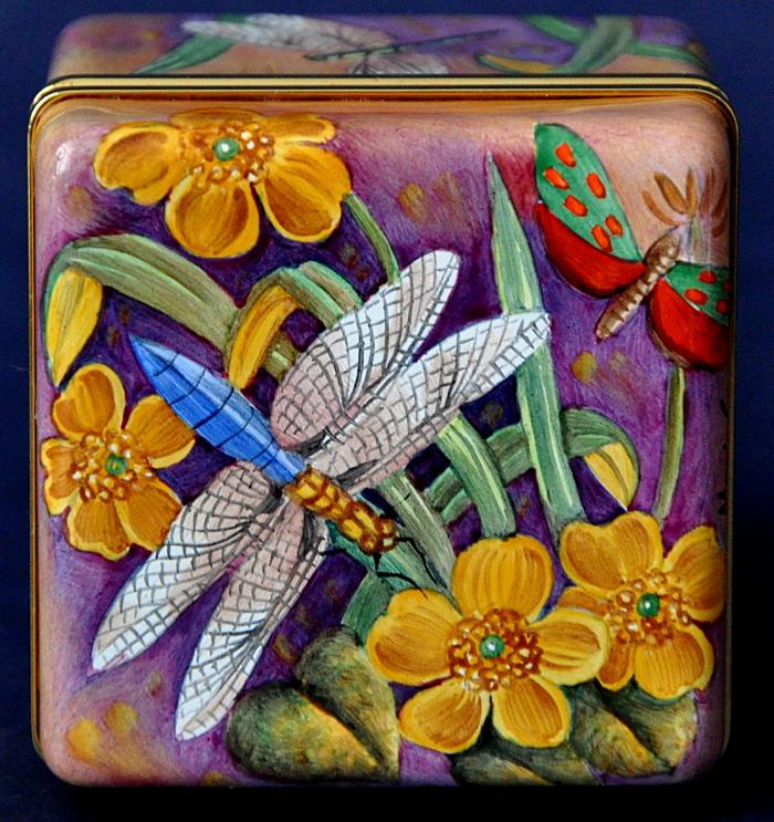 Elliot Hall Enamels Dragonflies AS1 DF Box