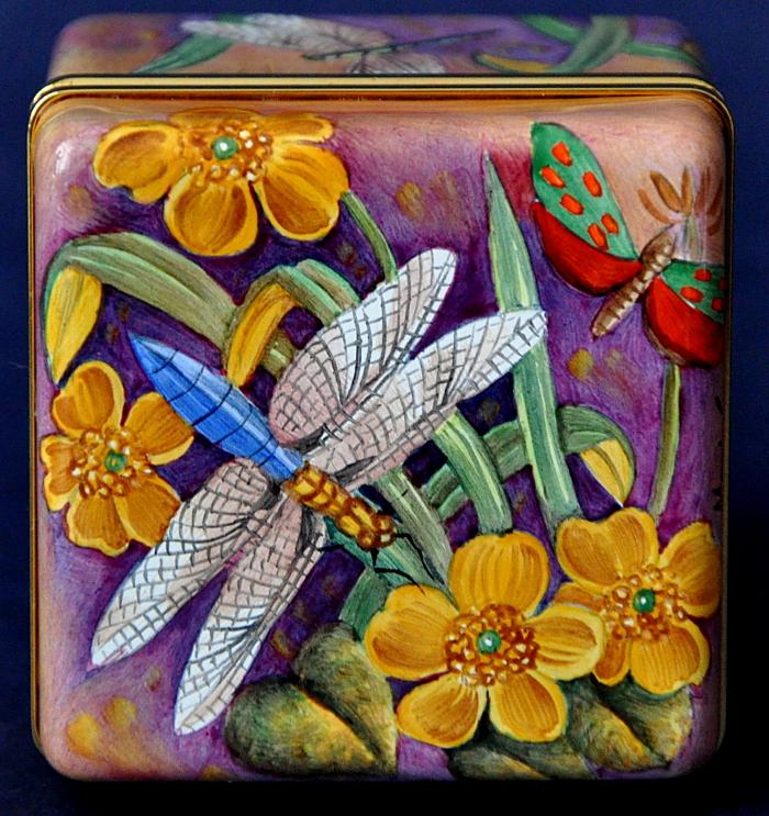 Elliot Hall Enamels Dragonflies AS1 DF Box 