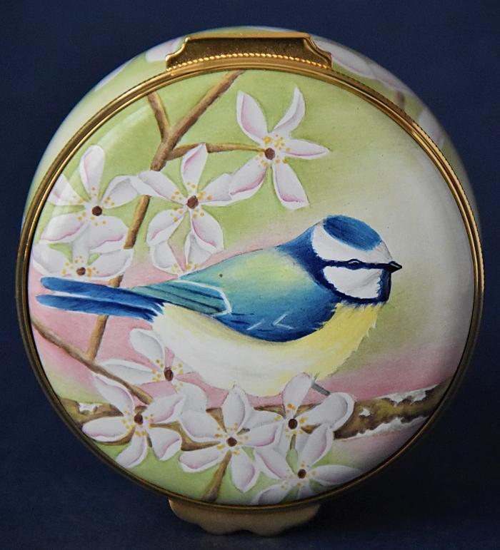 Elliot Hall Enamels Blue Tits PLS-BT