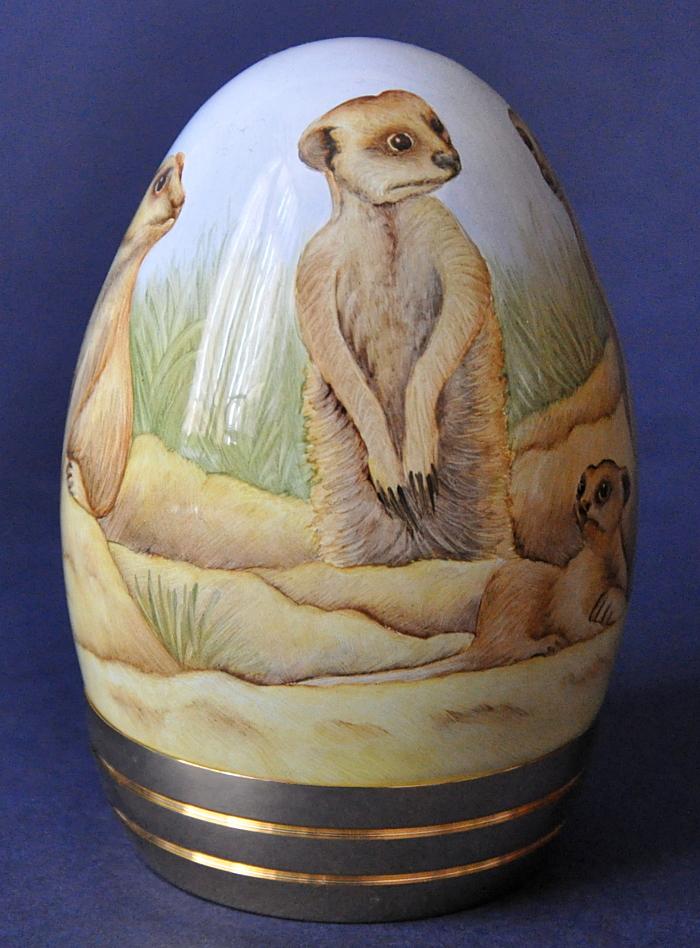 Elliot Hall Enamels Meerkats RK MK