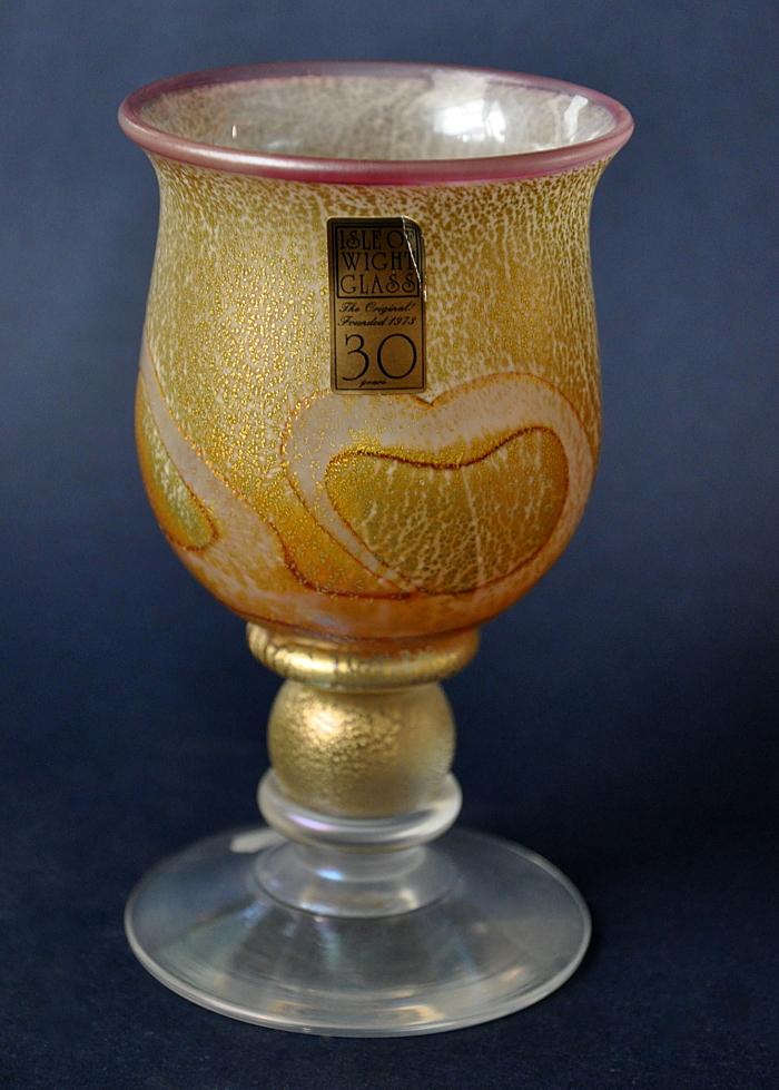 Isle Of Wight Glass Richard Golding Glass Bath Aqua Glass B&W Thornton