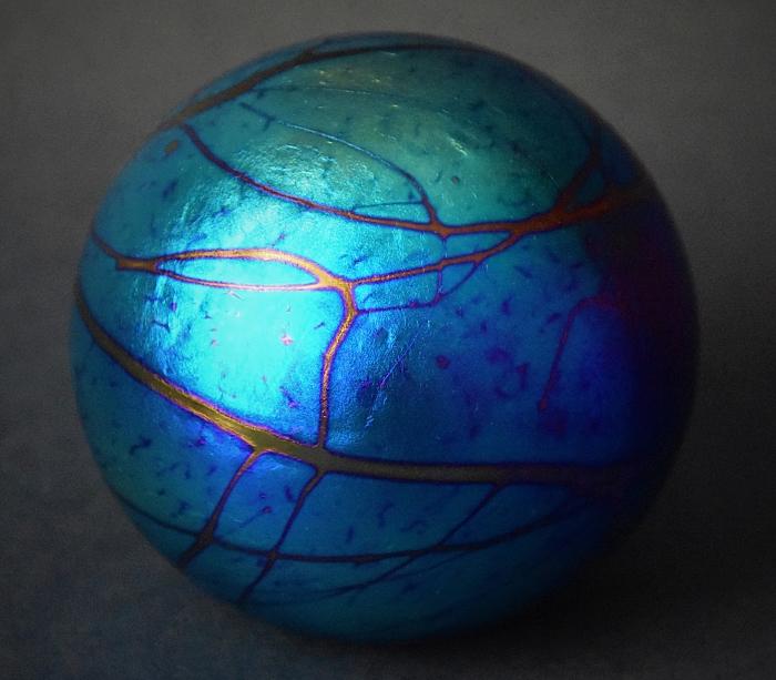 Blue Paperweight Kayeigh Young Glass