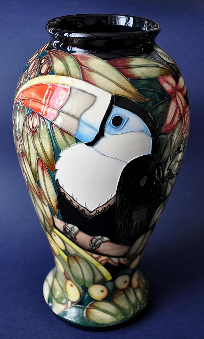 Moorcroft Pottery Chapada Toucan 46/10 Sian Leeper Limited Edition of 350