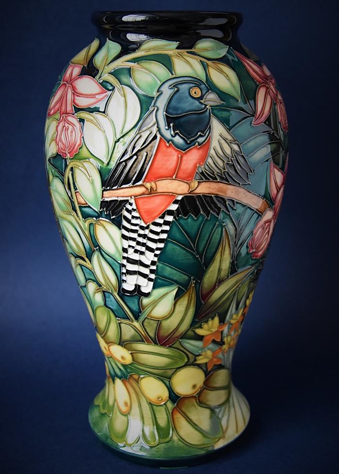 Moorcroft Pottery Chapada Toucan 46/10 Sian Leeper An Limited Edition of 350