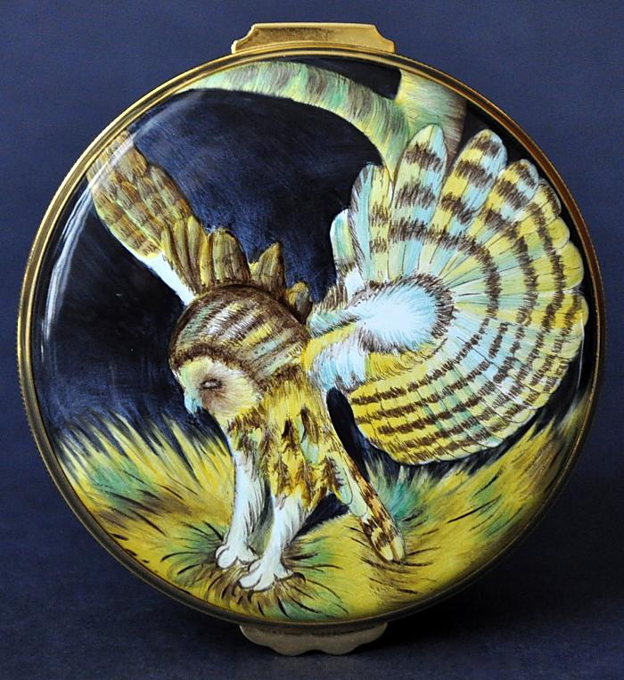 Moorcroft Enamels Tawny Owl PEX TO