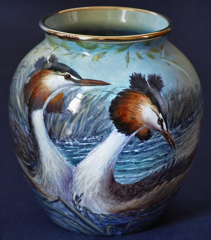Moorcroft Enamels The Grebe 4 G