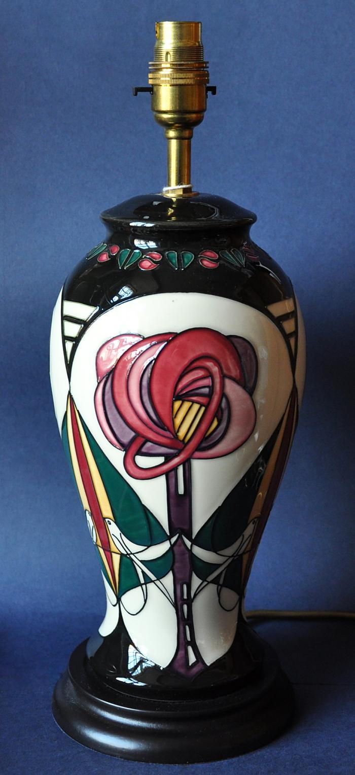 Moorcroft Pottery Lamp Melody L46/10 Sian Leeper