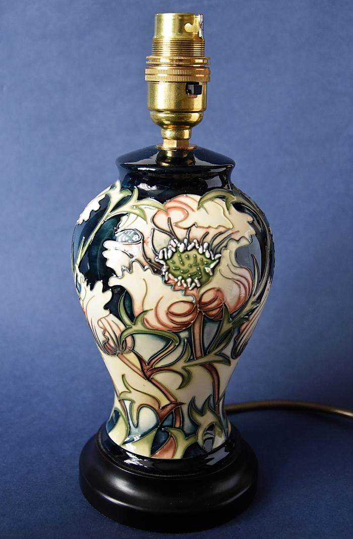 Moorcroft Lamps Windflower L65/6 Rachel Bishop Open Edition