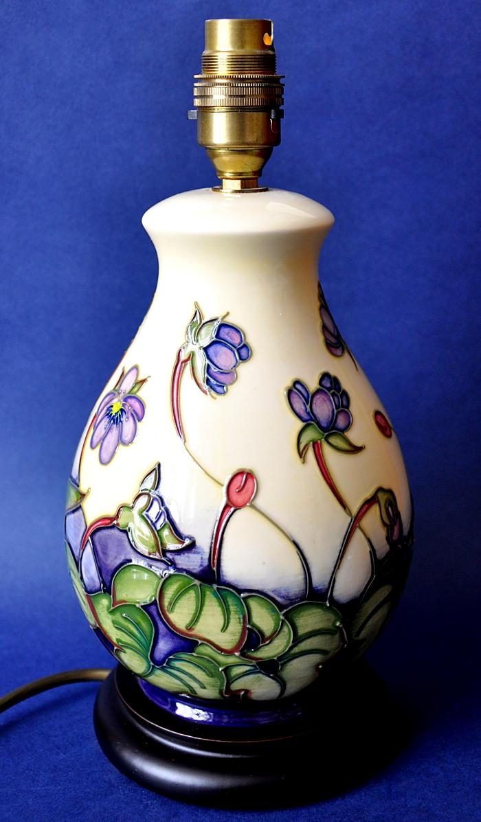 Moorcroft Lamps Hepatica L7/7 Emma Bossons Open Edition