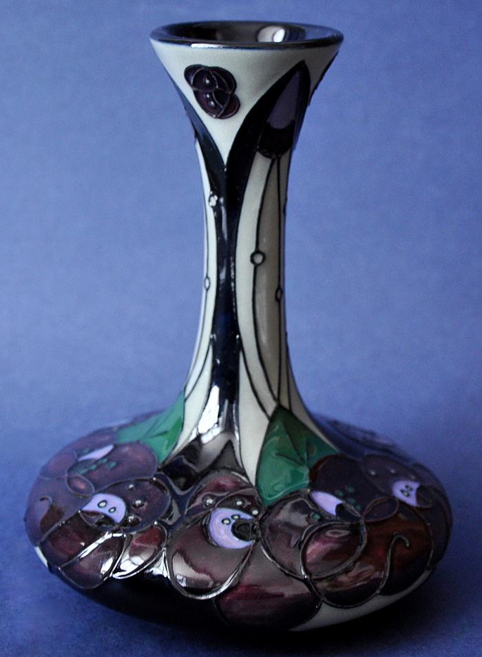 Moorcroft Pottery Rennie Rose 104/6 Rachel Bishop Open Edition