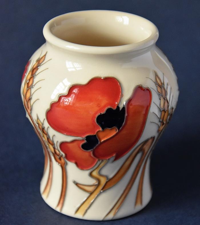 Moorcroft Pottery Harvest Poppy 146/3 Emma Bossons Open Edition