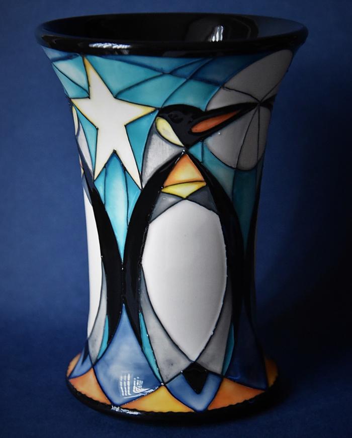 Moorcroft Pottery 158/6 Penguin Frieze Nicola Slaney An Open Edition