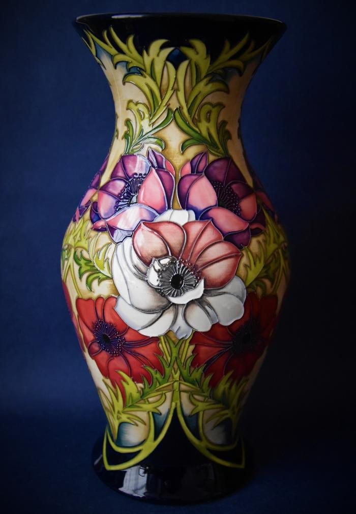 Moorcroft Pottery 226/12 Anemone Jubilation Vicky Lovatt A Limited Edition of 20
