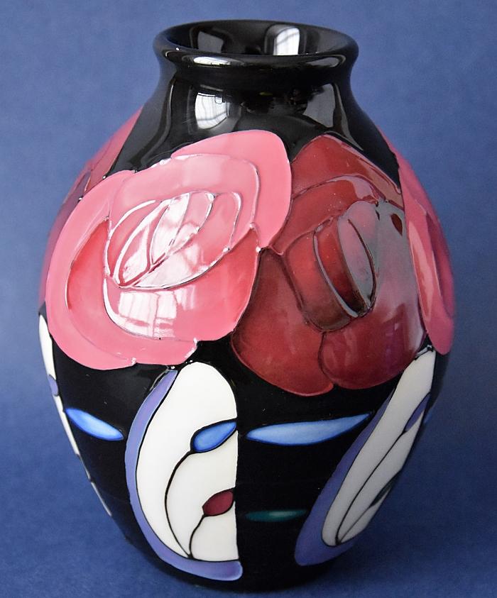 Moorcroft Pottery Bellahouston 3/5 Inspired by Charles Rennie Mackintosh Open Edition