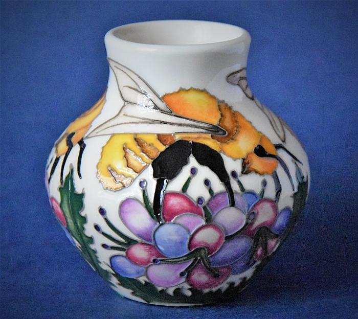 Moorcroft Pottery 35/3 Great Yellow Bee Rachel Bishop A Limited Edition of 30