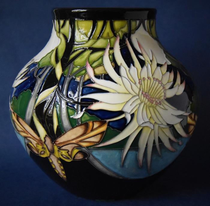 Moorcroft Pottery 35/7 Brazilian Moonflower Vicky Lovatt A Limited Edition of 25