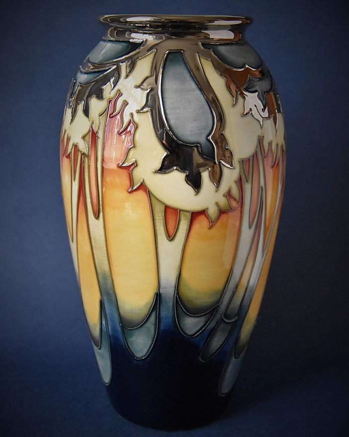 Moorcroft Pottery 393/10 Moon Over Eventide Emma Bossons A Numbered Edition