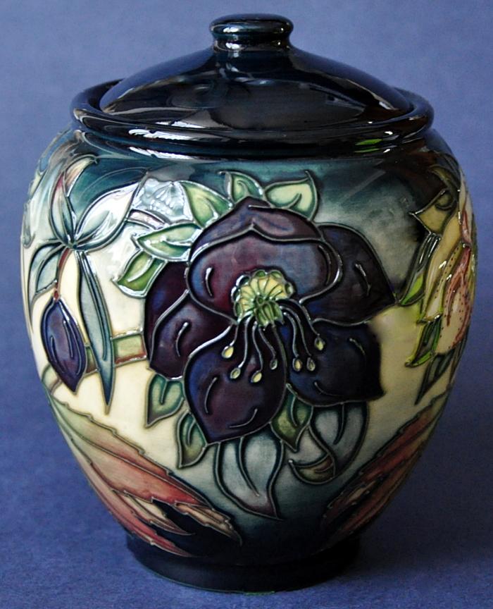 Moorcroft Pottery Hellebore 401/5 Nicola Slaney