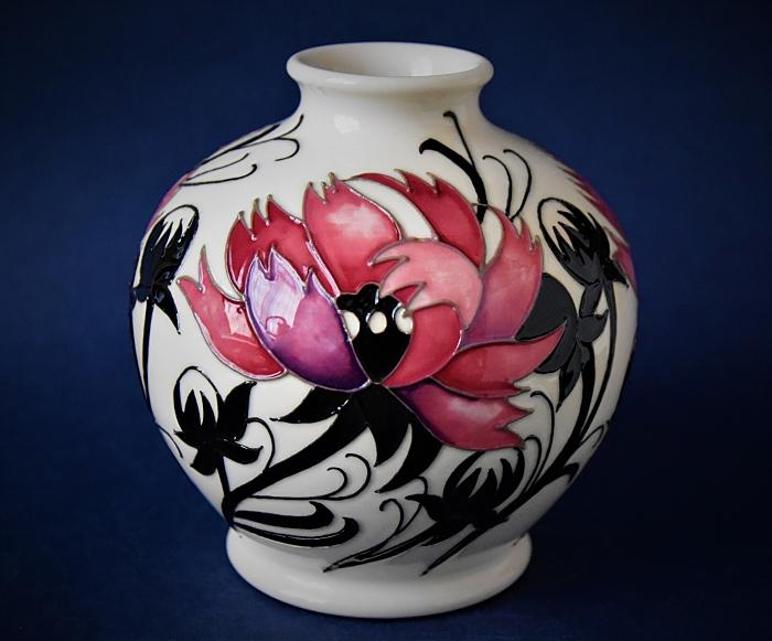 Moorcroft Pottery 41/4 Pink Cosmos Emma Bossons An Open Edition