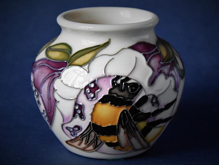Moorcroft Pottery 55/3 Large Garden Bee Rachel Bishop A Limited Edition of 30