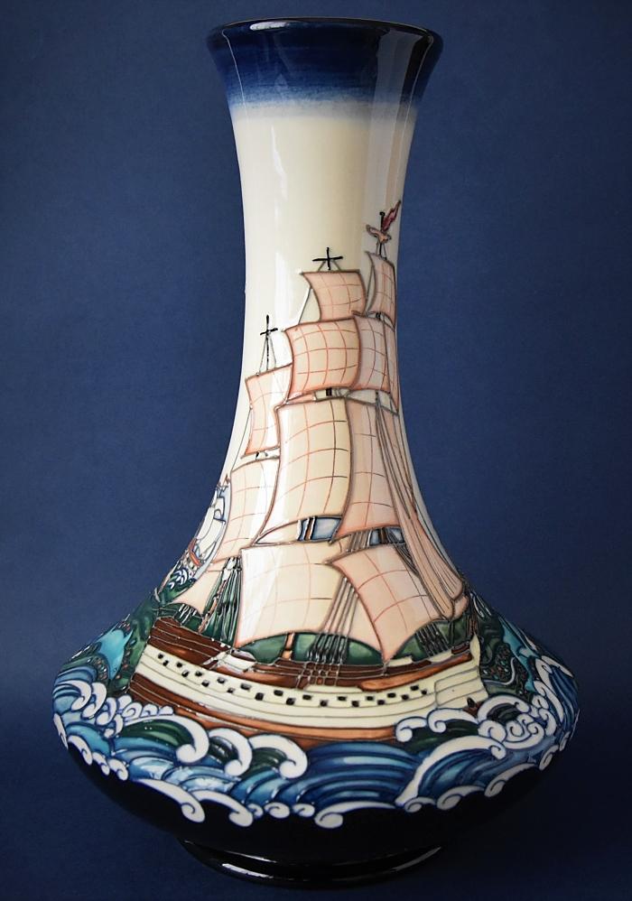 Moorcroft Pottery 62/11 Launching Liberty Paul Hilditch Numbered Edition