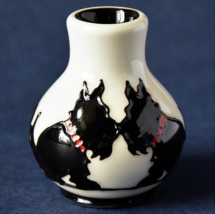 Moorcroft Pottery Canine Companion 869/2 Miniature Nicola Slaney Open Edition