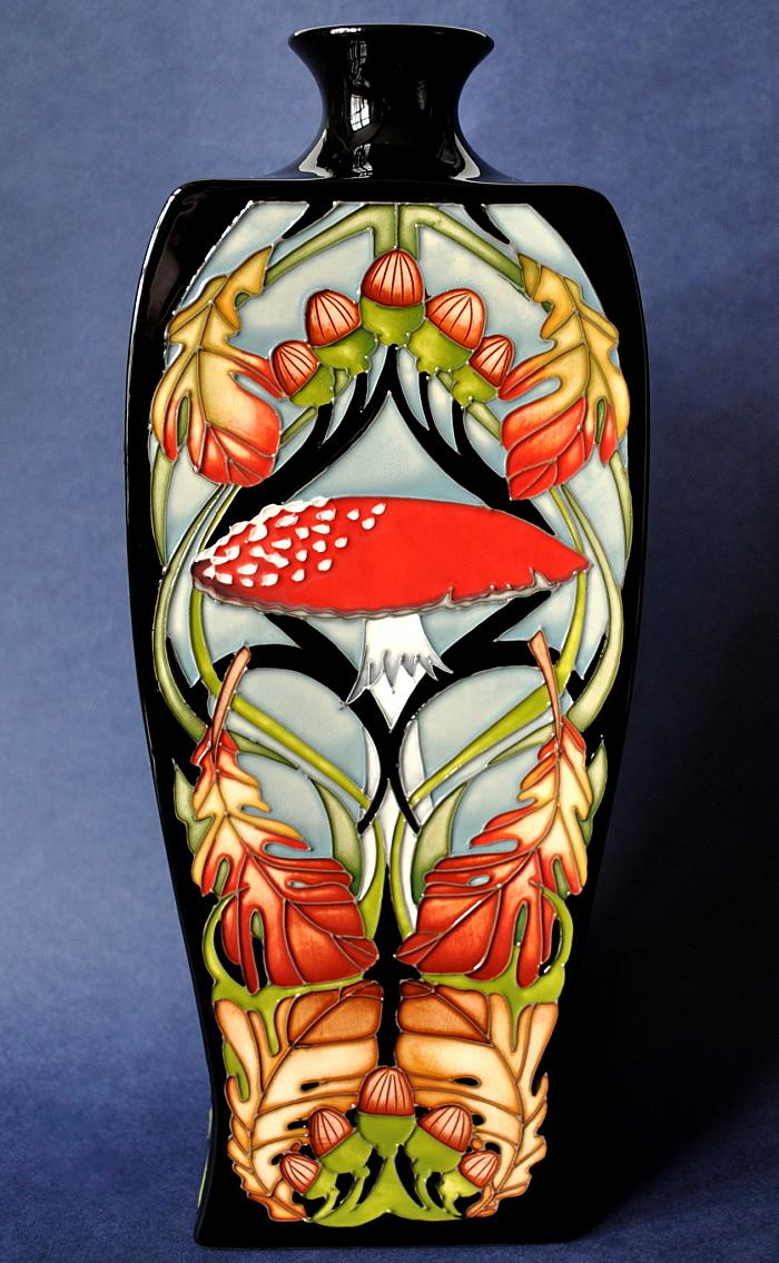 Moorcroft Pottery Autumn Toadstools 39/12 Vicky Lovatt Limited Edition of 75