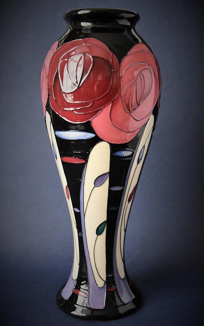 Moorcroft Pottery Bellahouston 75/10 Emma Bossons Inspired by Charles Rennie Mackintosh Open Edition