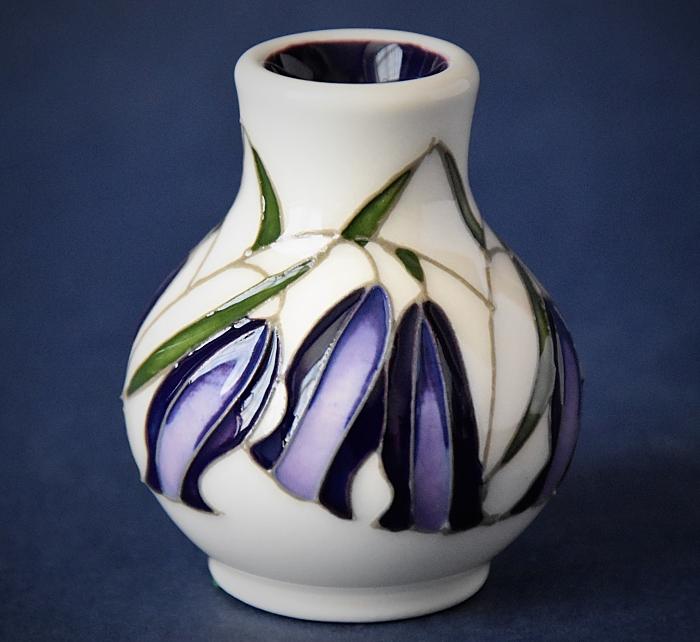 Moorcroft Pottery Bluebell Collection 869/2 Baby Bell Vicky Lovatt An Open Edition