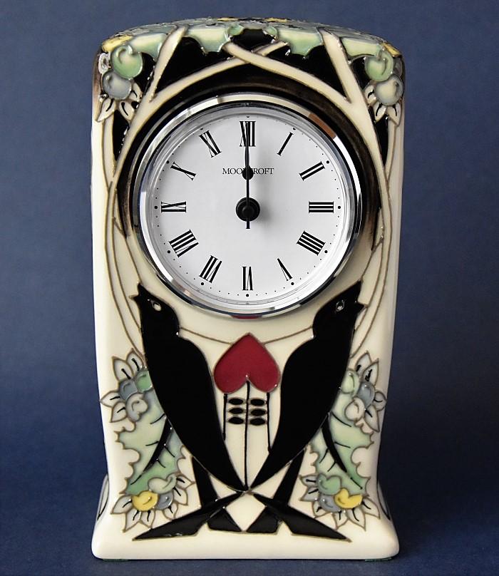 Moorcroft Pottery Talwin CL1 Clock Nicola Slaney Open Edition