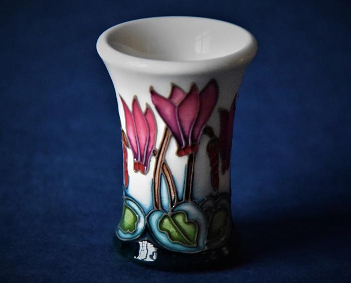 Moorcroft Pottery 158/2 Cyclamen Show November Emma Bossons An Open Edition