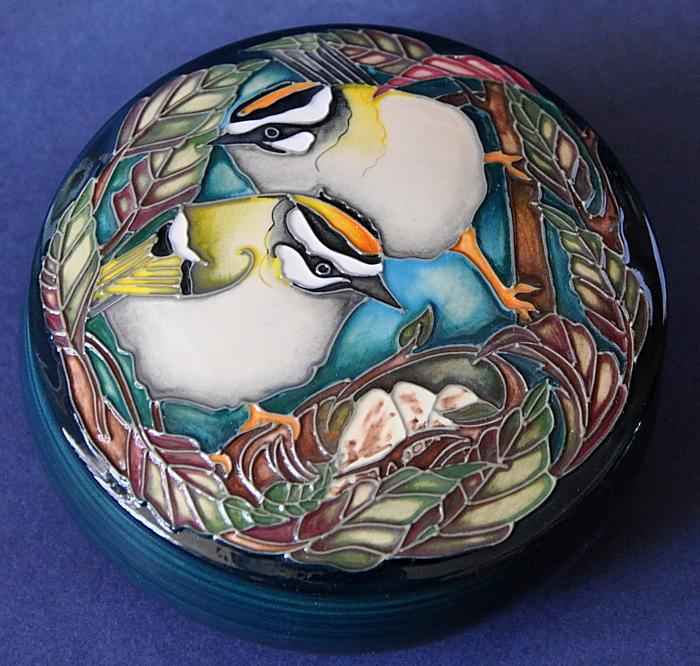 Moorcroft Pottery Firecrest 223/4 Vicky Lovatt