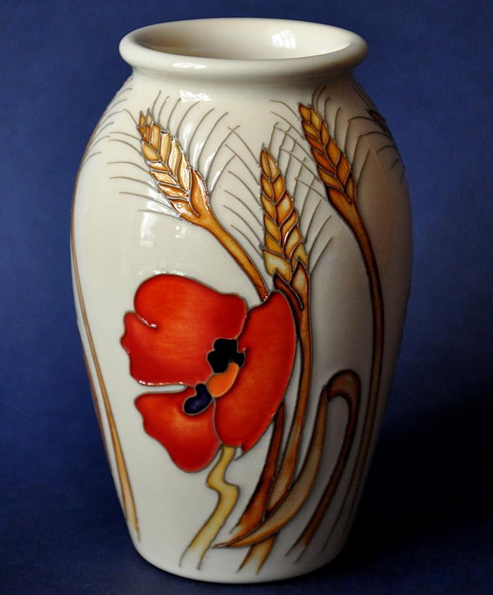 Moorcroft Pottery 393/5 Harvest Poppy Kerry Goodwin and Emma Bossons Open Edition