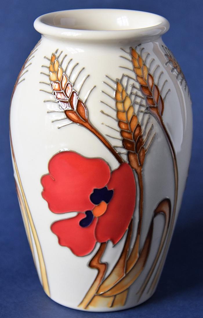 Moorcroft Pottery Harvest Poppy 393/5 Emma Bossons Open Edition