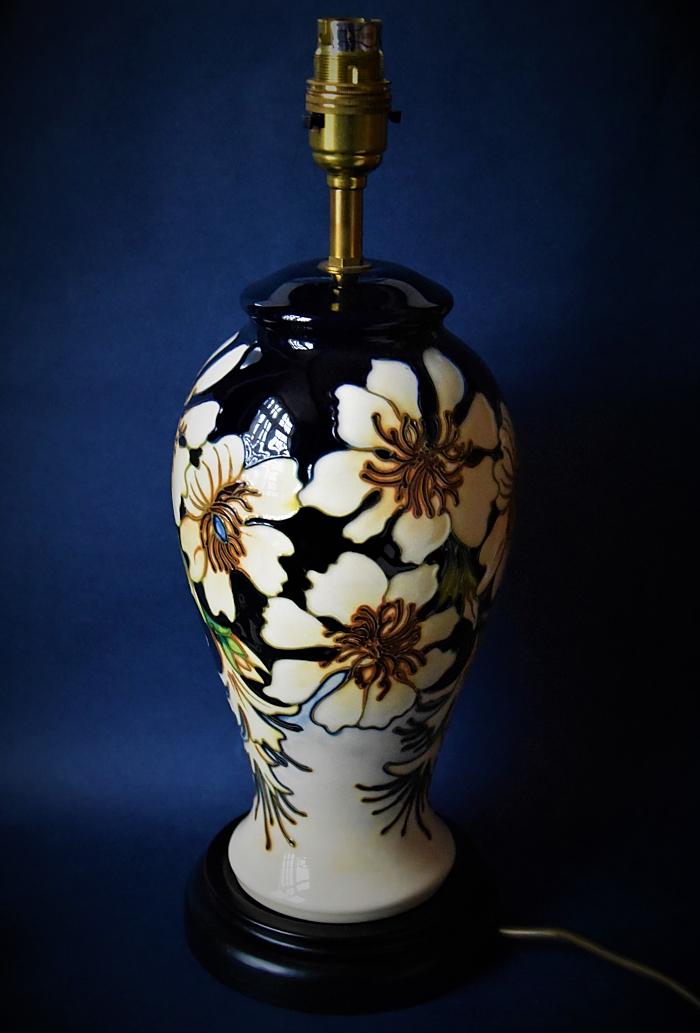 Moorcroft Pottery Lamp L46/10 Golden Crown  An Open Edition