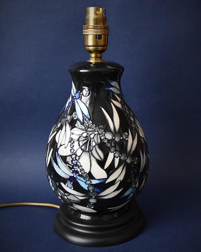 Moorcroft Pottery Dragonfly Lamp L7/7 Numbered Edition
