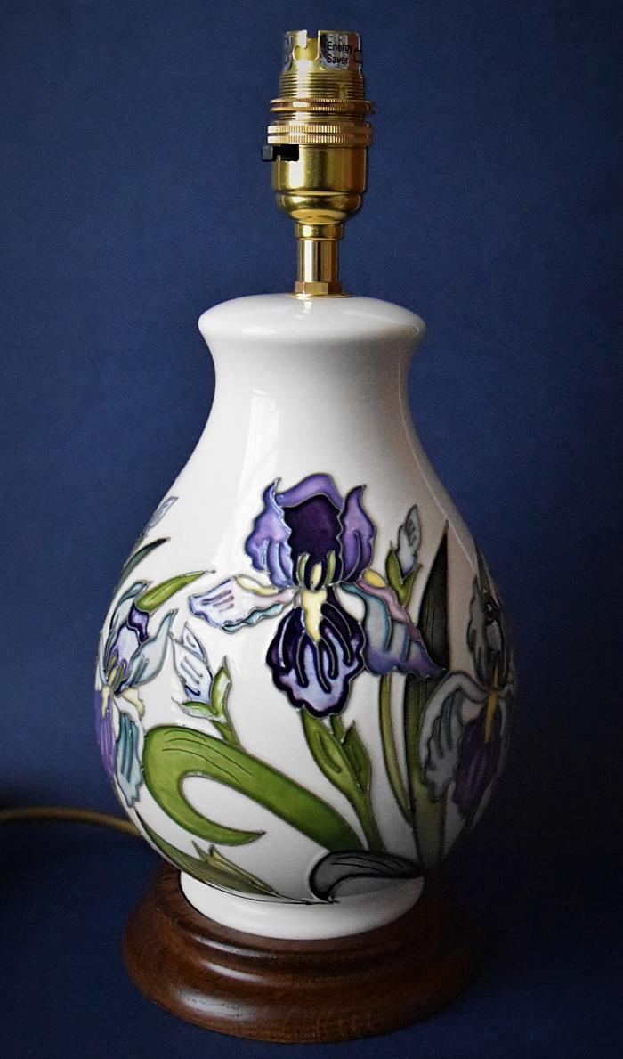 Moorcroft Pottery L7/7 Bearded Iris Nicola Slaney An Open Edition