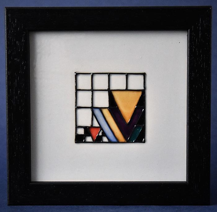 Moorcroft Pottery Mackintosh Collection Derngate Plaque Two PLQ6 Emma Bossons Open Edition Order by phone +44 01789 269405
