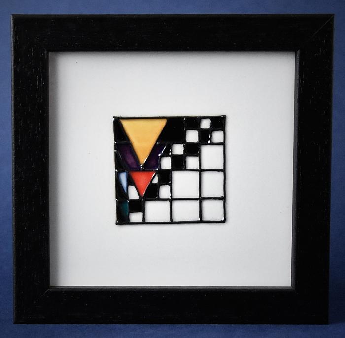Moorcroft Pottery Mackintosh Collection Derngate Plaque Two PLQ6 Emma Bossons Open Edition Order by phone +44 01789 269405